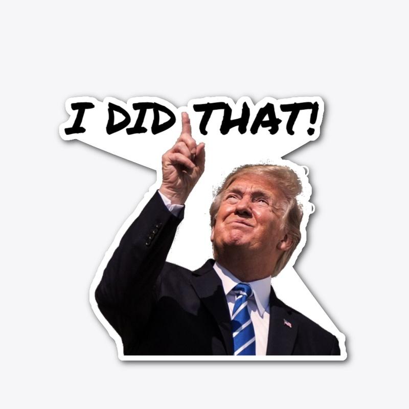 Trump did that sticker